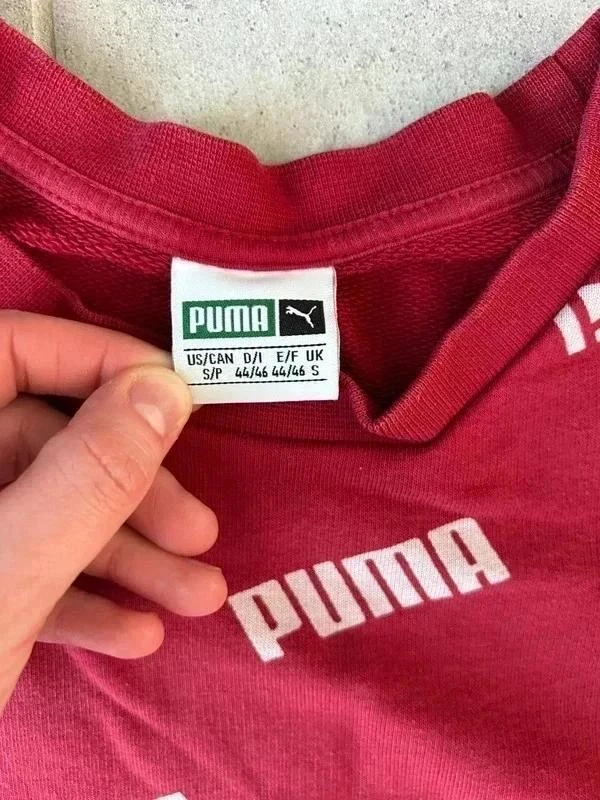 Suéter masculino Puma vermelho tamanho P – photo 4